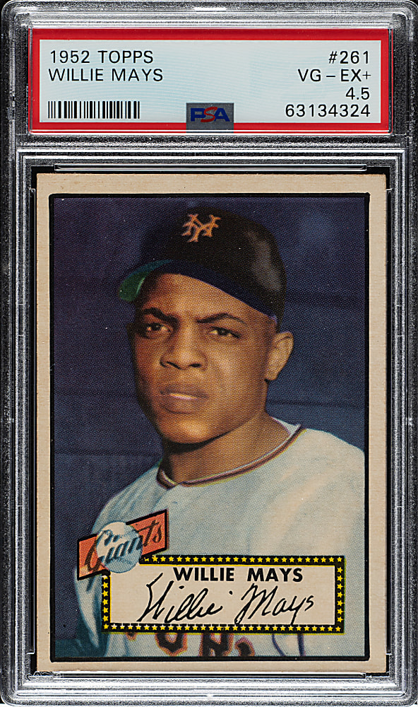 1952 Topps #261 Willie Mays PSA VG-EX+ 4.5