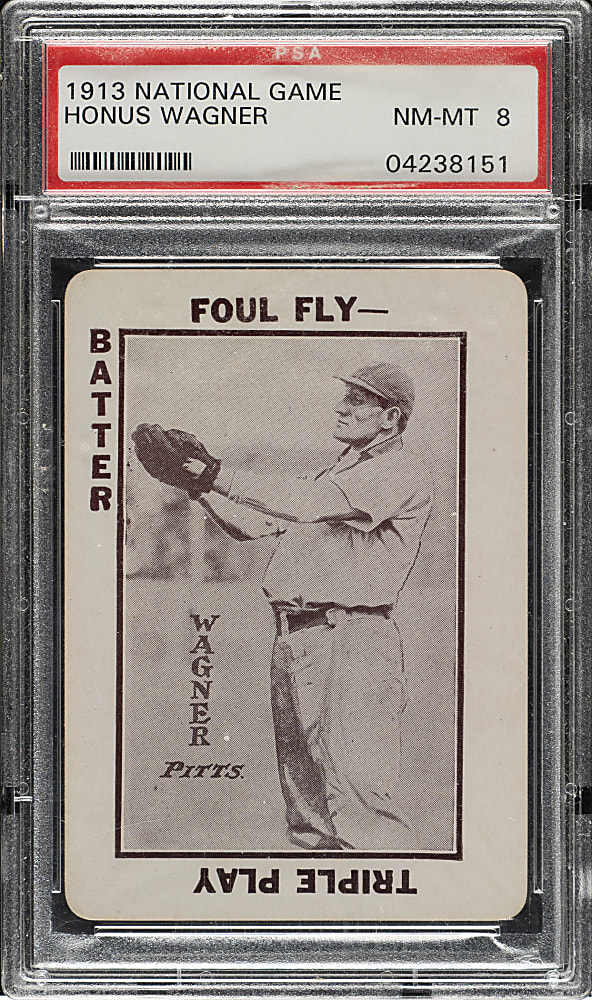 1913 WG5 National Game Honus Wagner PSA NM-MT 8