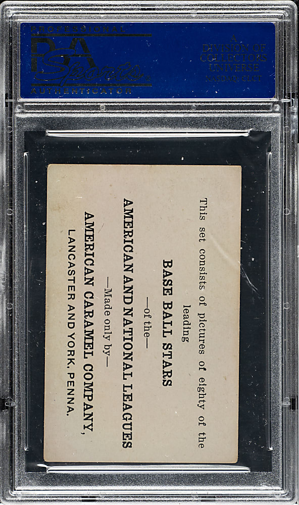 1921 E121 American Caramel (Series of 80) George Sisler Batting PSA VG-EX 4