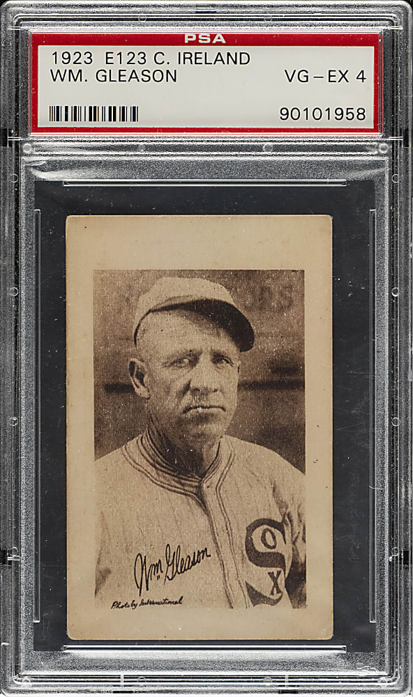 1923 E123 Curtis Ireland Kid Gleason PSA VG-EX 4 - The ONLY Graded Example!