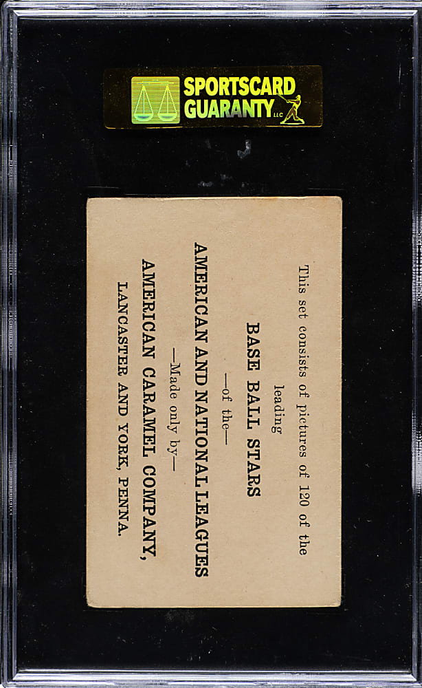 1922 E121 American Caramel (Series of 120) "Babe" Ruth Holding Bird SGC VG 40