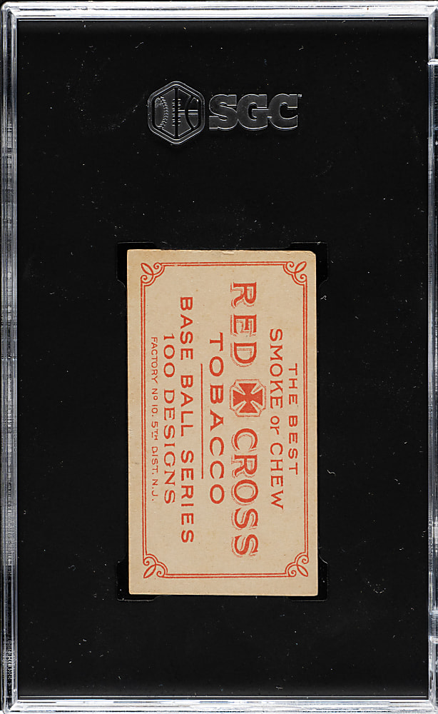 1910-1912 T215 Red Cross Tobacco (Type 1) Rube Marquard Pitching SGC VG/EX 4 - 1 of 1 - Highest Graded!