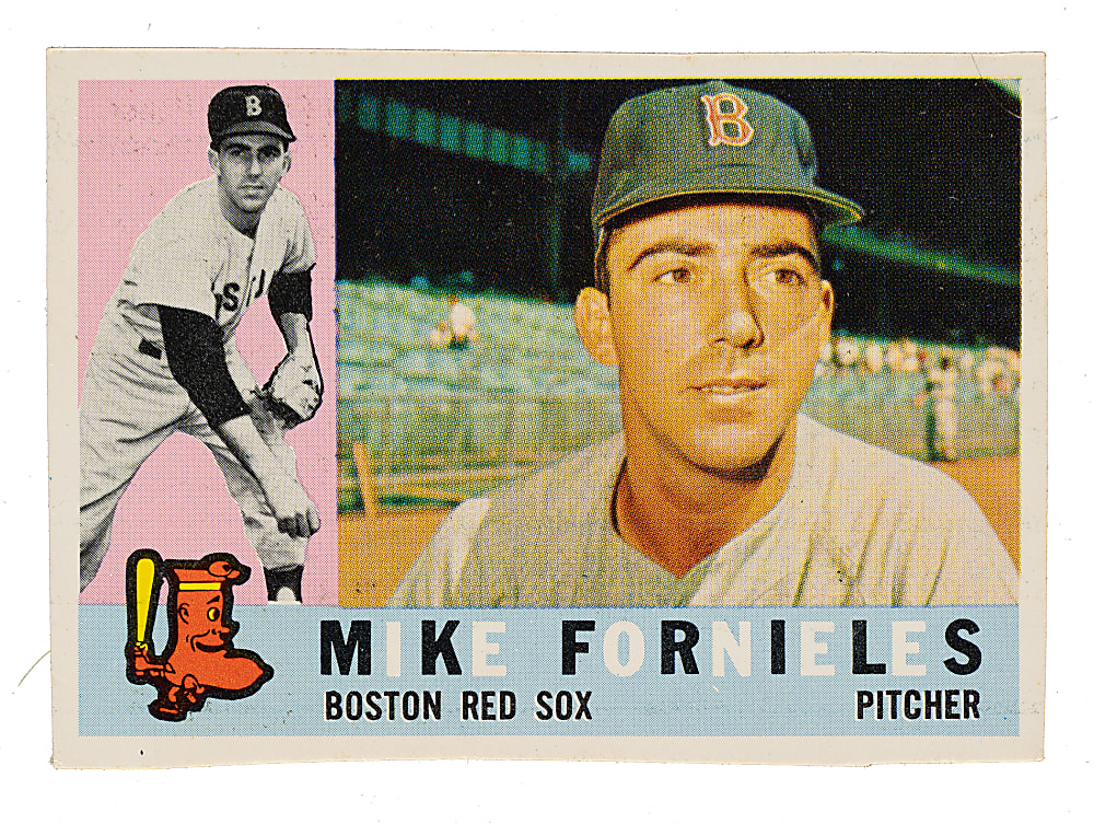 1960 Topps #54 Mike Fornieles Unissued Color Variation