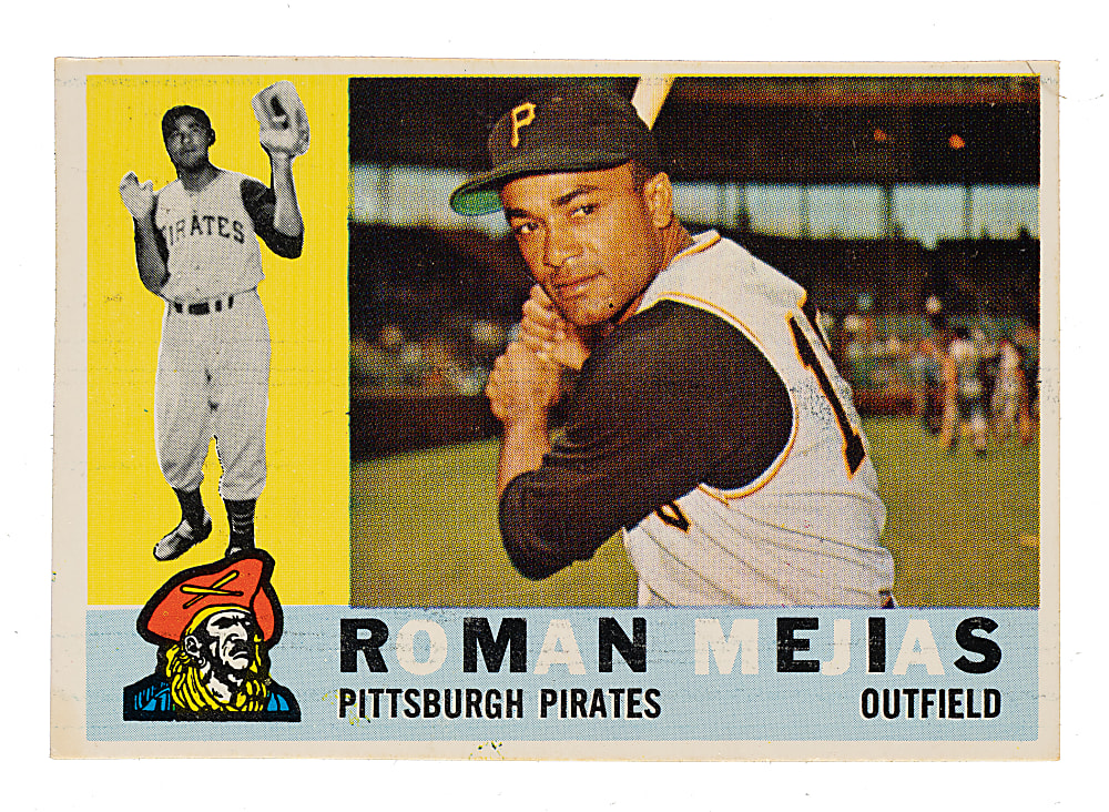 1960 Topps #2 Roman Mejias Unissued Color Variation