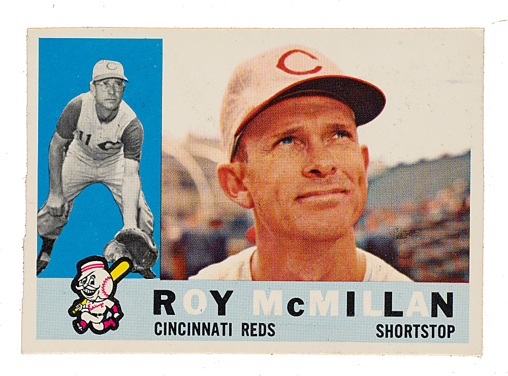 1960 Topps #45 Roy McMillan Unissued Color Variation
