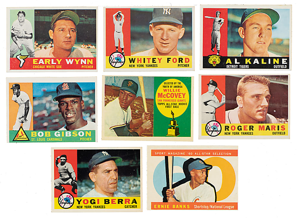 High-Grade 1960 Topps Complete Set (572) Including 305 PSA- and SGC-Graded Cards