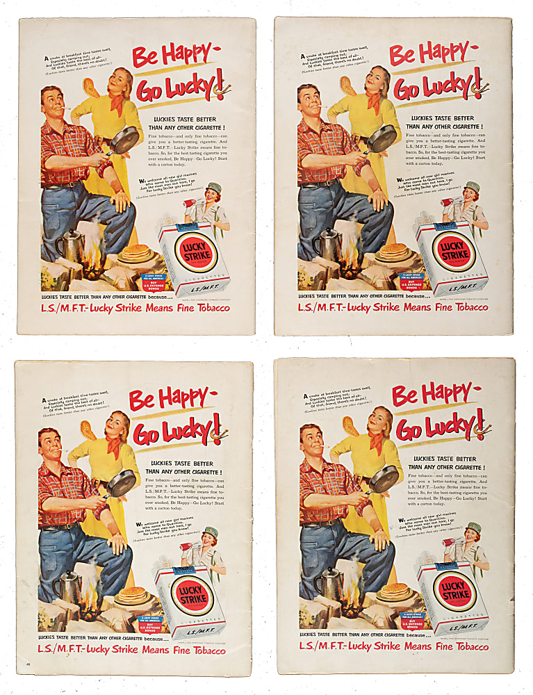 1951 World Series Program Collection (4) Including Two Brooklyn Dodgers "Phantom" Programs