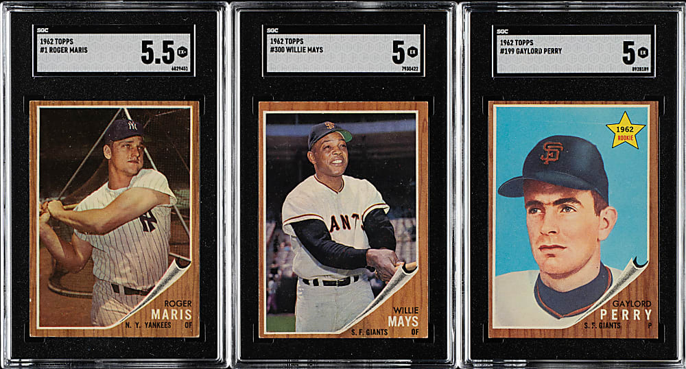 1962 Topps Complete Set (598) Plus 23 Variations Including 152 PSA-Graded Cards