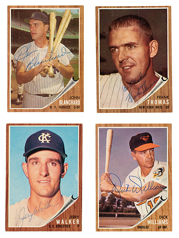 1962 Topps Complete Set (598) Plus 23 Variations Including 152 PSA-Graded Cards