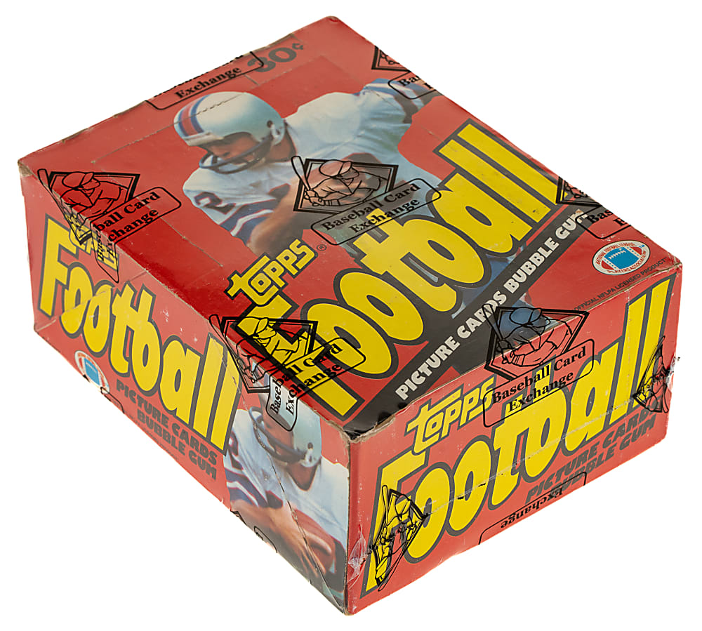 1981 Topps Football Unopened Wax Box (36 Packs) - BBCE - Joe Montana Rookie Year