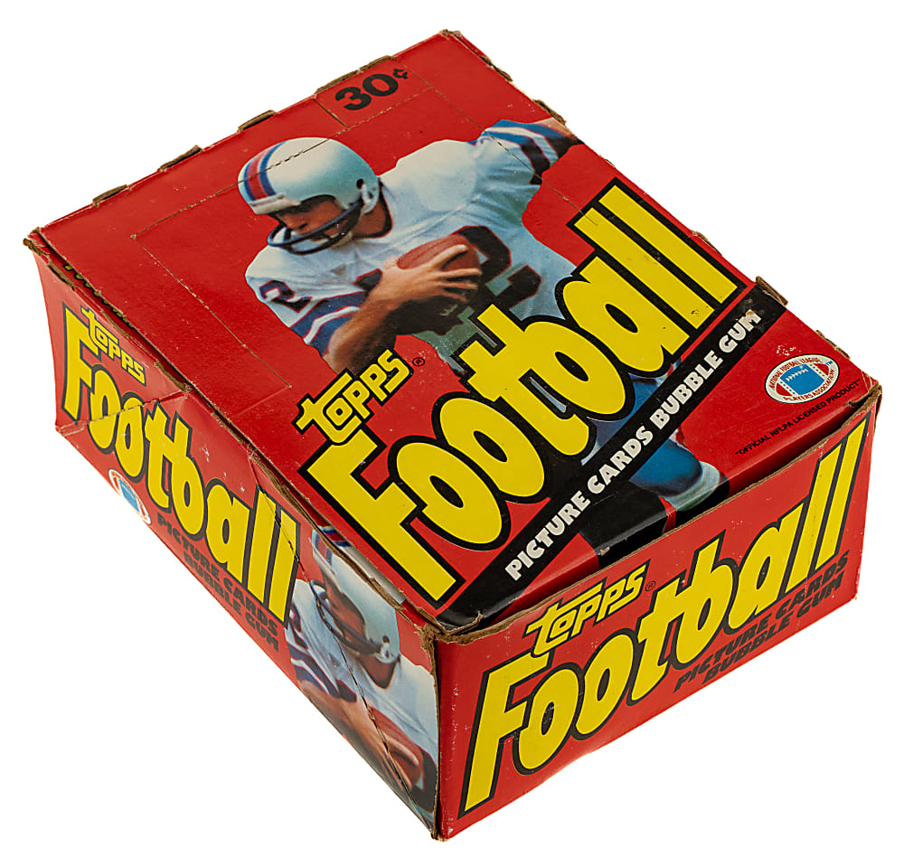 1981 Topps Football Unopened Wax Box (36 Packs) - BBCE - Joe Montana Rookie Year