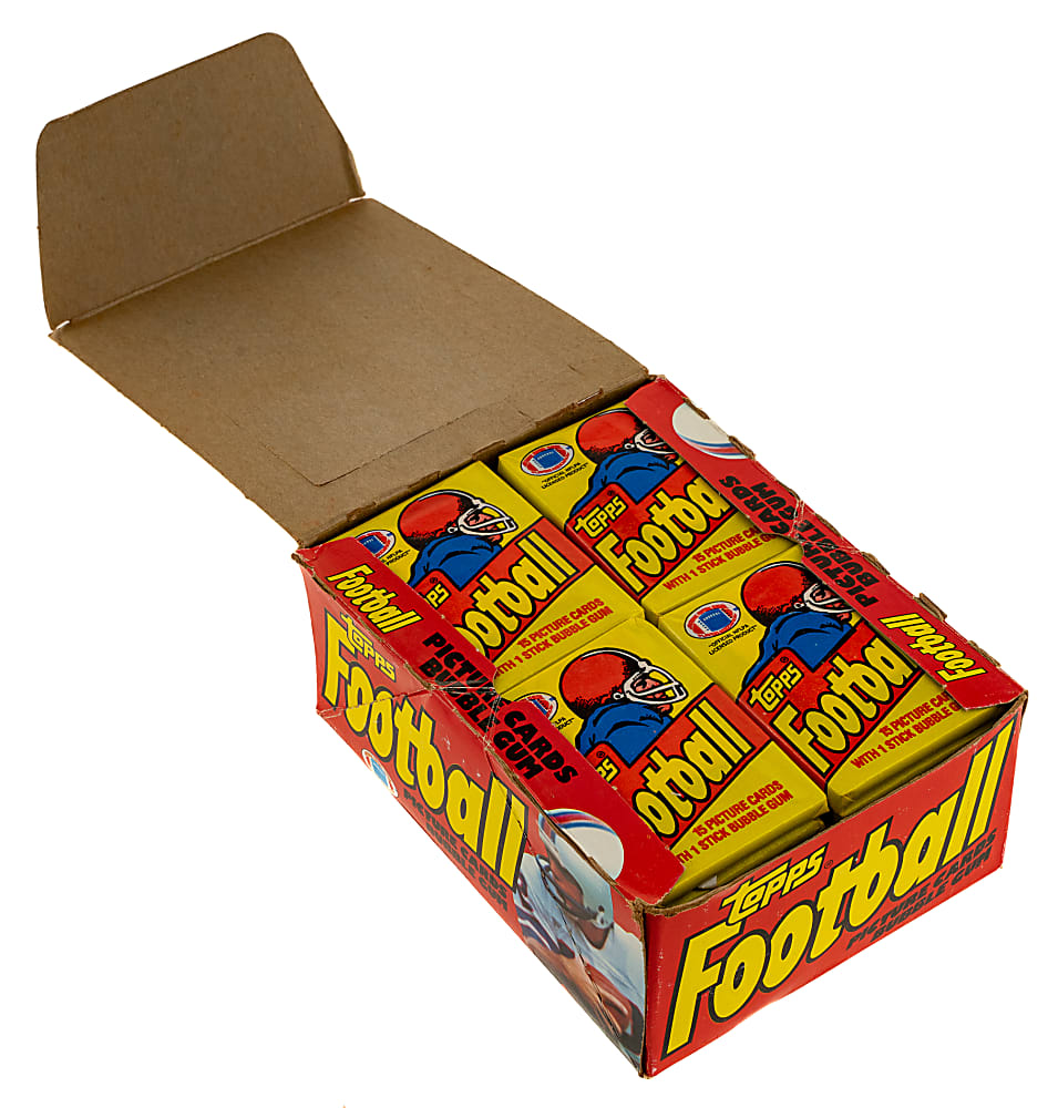 1981 Topps Football Unopened Wax Box (36 Packs) - BBCE - Joe Montana Rookie Year