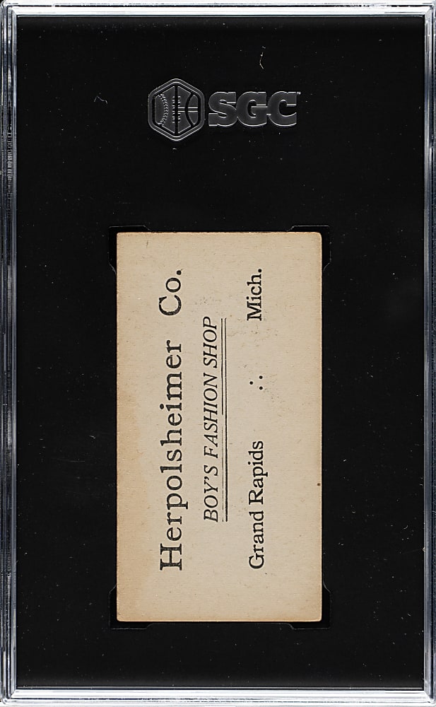 1916 M101-4 Herpolsheimer #168 Oscar Stanage SGC VG/EX 4 - Incredibly Rare Standing Pose Variation!