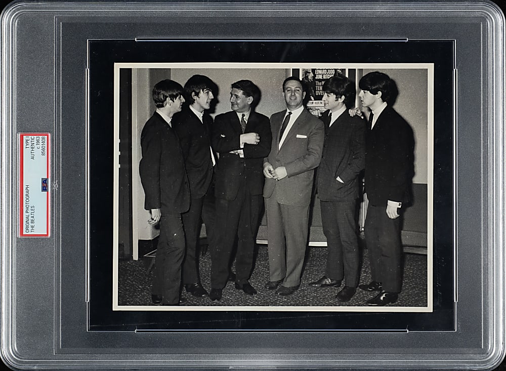 Circa 1963 The Beatles Original Photograph PSA/DNA Type I