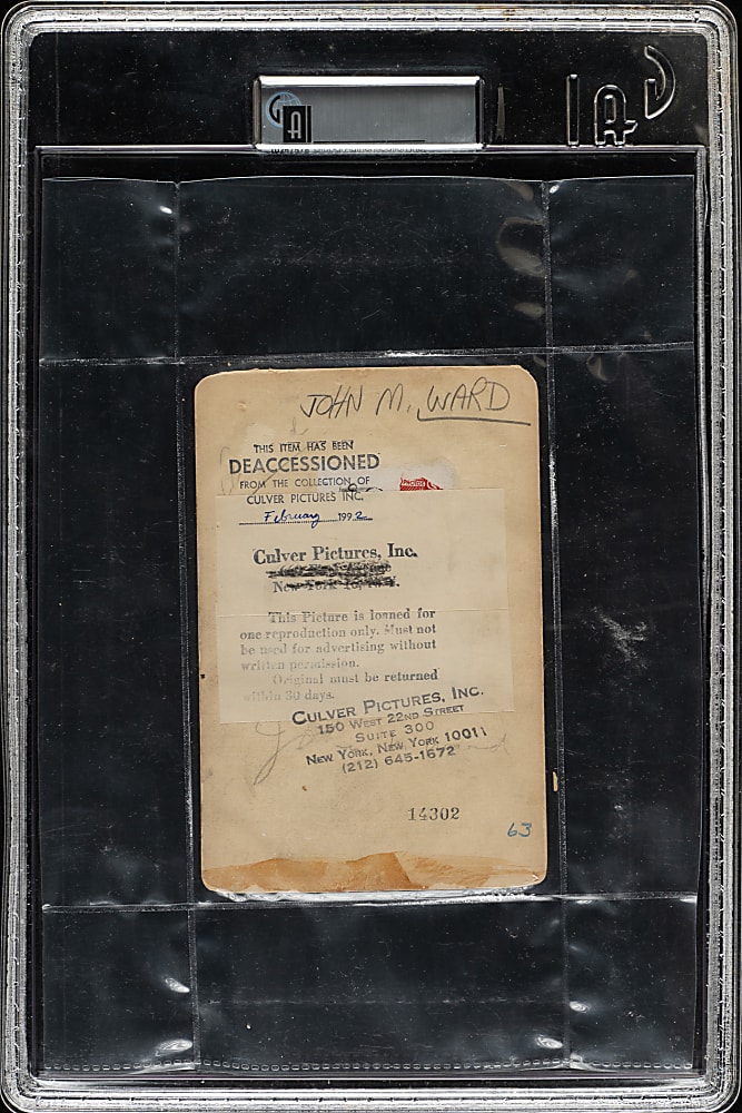 1895 N566 Newsboy Tobacco Cabinet John Ward Arms Folded GAI GOOD 2