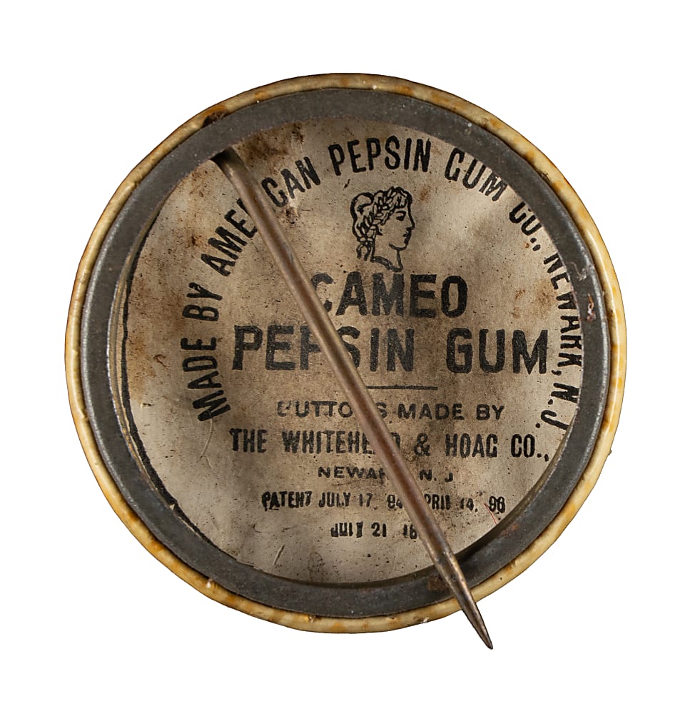 1896-1897 Cameo Pepsin Gum Jake Stenzel Pin