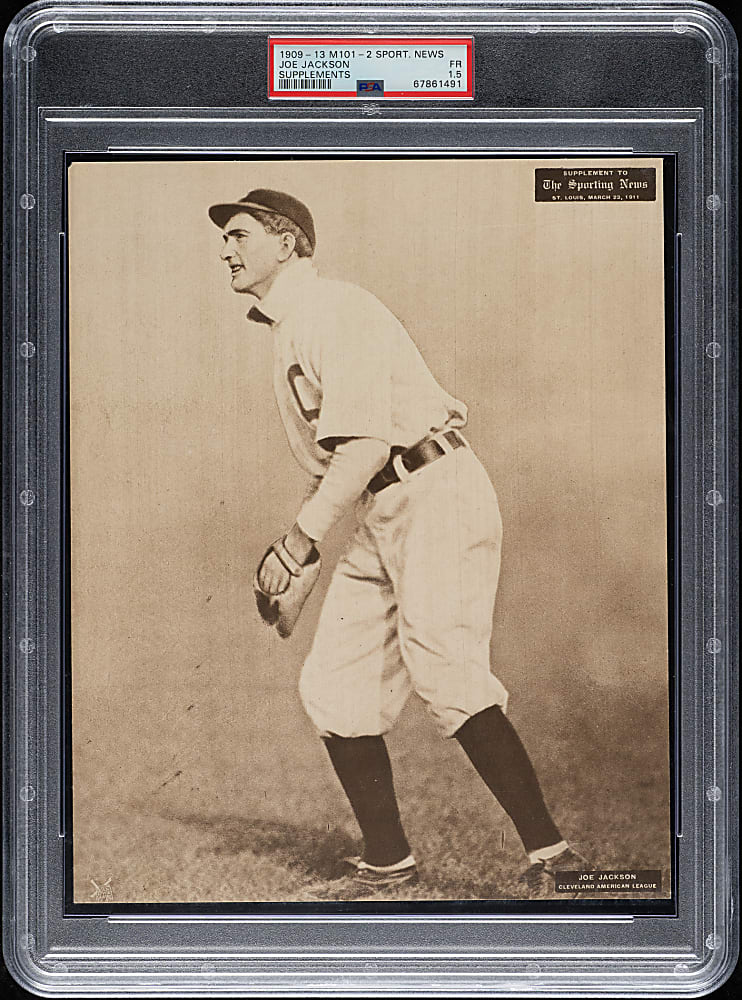 1909-1913 M101-2 Sporting News Supplements Joe Jackson PSA FAIR 1.5