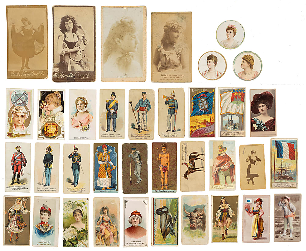 1880s Allen & Ginter, Duke, Goodwin, Kimball, and Kinney Nonsport Tobacco-Card Collection (526)
