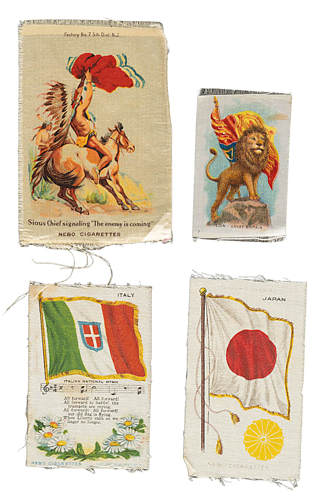 Circa 1910s Tobacco Silk and Felt Collection (1,354)