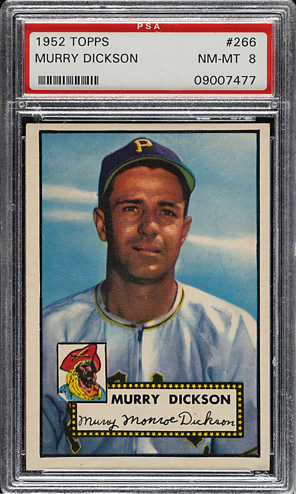 1952 Topps #266 Murry Dickson PSA NM-MT 8