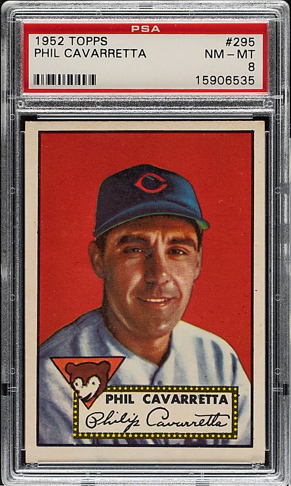 1952 Topps #295 Phil Cavarretta PSA NM-MT 8