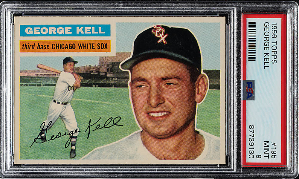1956 Topps #195 George Kell PSA MINT 9 - Highest Graded!