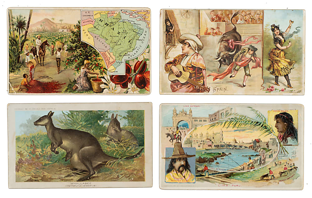 Nineteenth-Century "K" Arbuckle Coffee Trade Cards Collection (423)