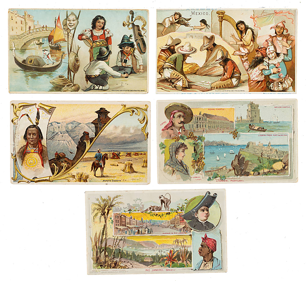 Nineteenth-Century "K" Arbuckle Coffee Trade Cards Collection (423)