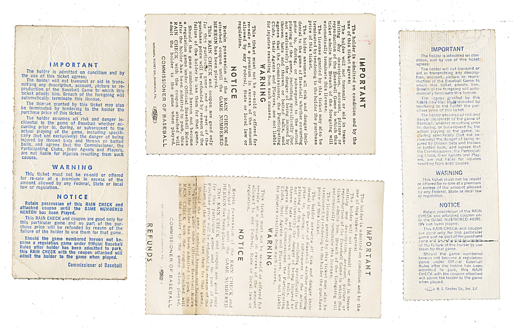 1970 to 1984 World Series Ticket Stub Collection (49) Including Clemente Home Runs, Jackson Three-HR Game, and Mays' Last Game