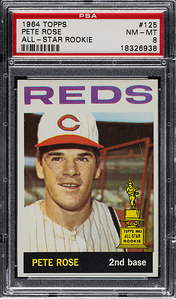 1964 Topps #125 Pete Rose PSA NM-MT 8