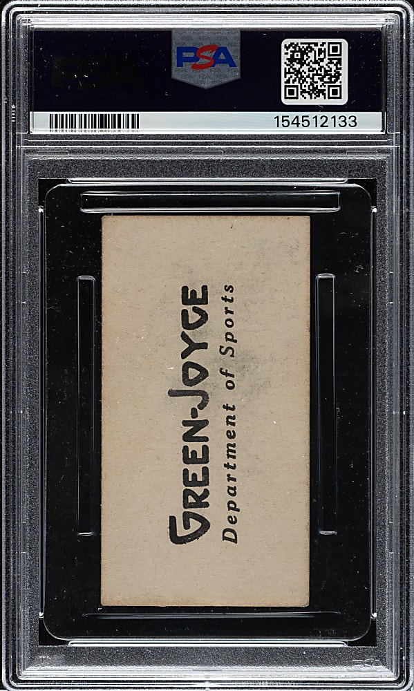 1916 M101-4 Green-Joyce #9 Frank "Home Run" Baker PSA GOOD 2 - The ONLY Graded Example!