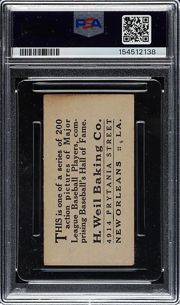 1916 D329 Weil Baking Co. #41 Sam Crawford PSA GOOD 2