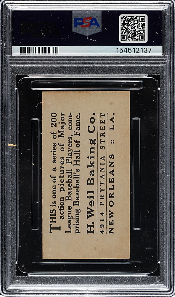 1916 D329 Weil Baking Co. #86 Miller Huggins PSA VG-EX 4 - The Only PSA-Graded Example!