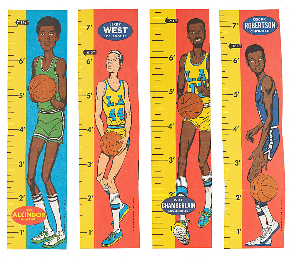 1969-1970 Topps Basketball Rulers Complete Set (23)