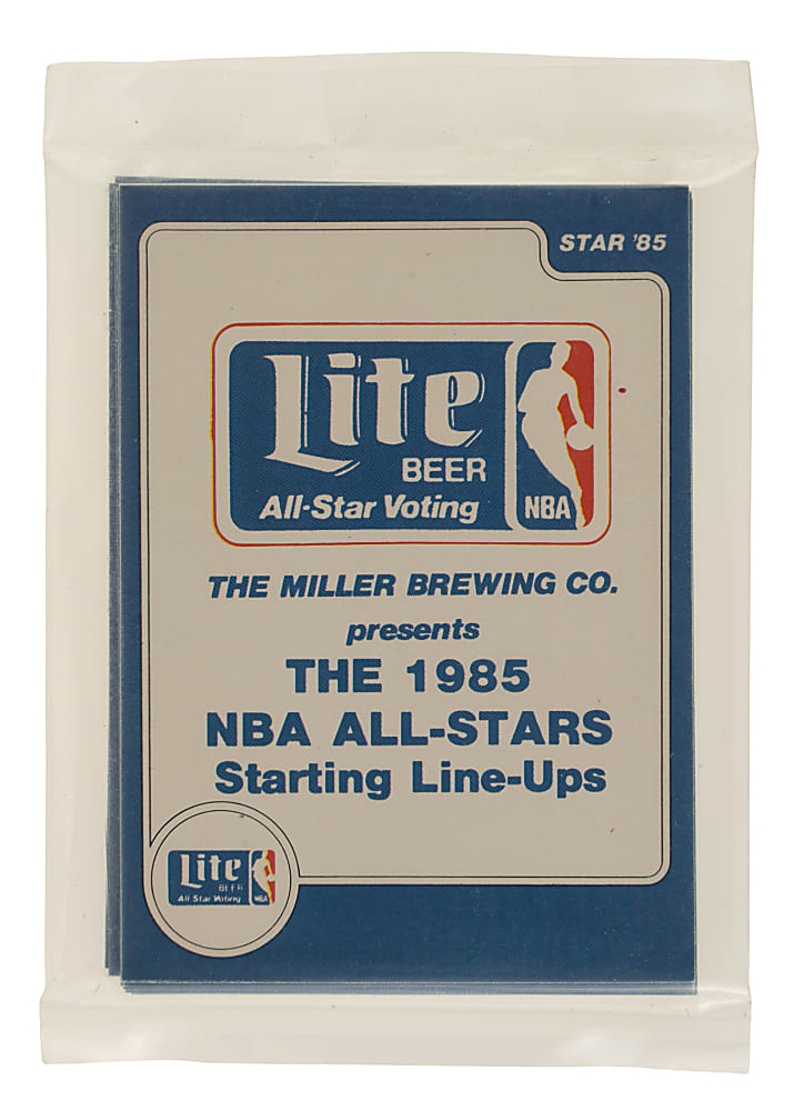 1985-1986 Star Company Basketball "Lite All-Stars" Factory-Sealed Bag with Michael Jordan