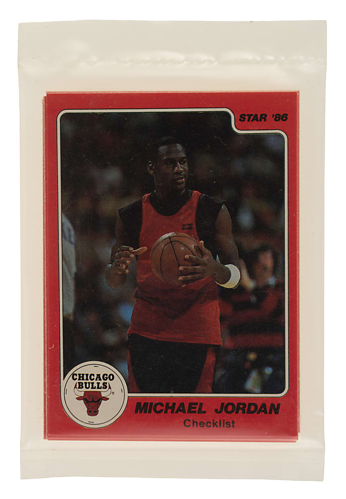 1986-1987 Star Company Basketball Michael Jordan Factory-Sealed Unopened Bag