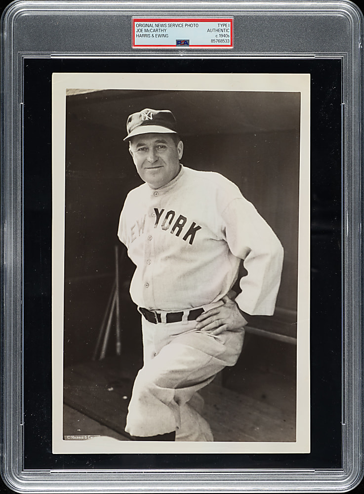 Circa 1940s Joe McCarthy Original Harris & Ewing Photograph PSA/DNA Type I