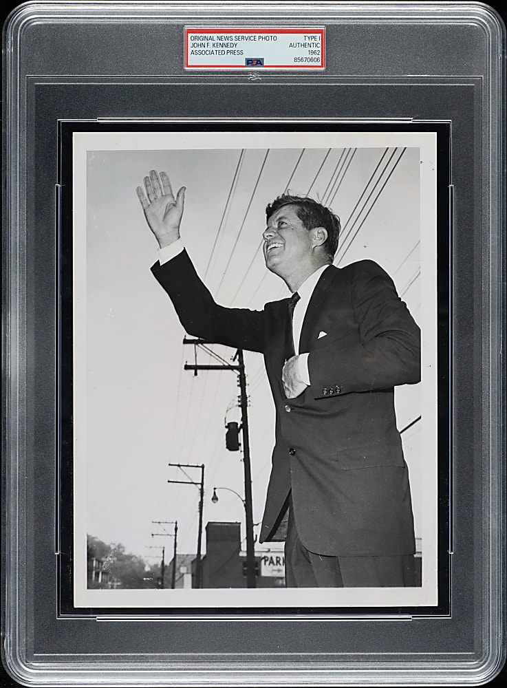 1962 John F. Kennedy Original Associated Press Photograph PSA/DNA Type I