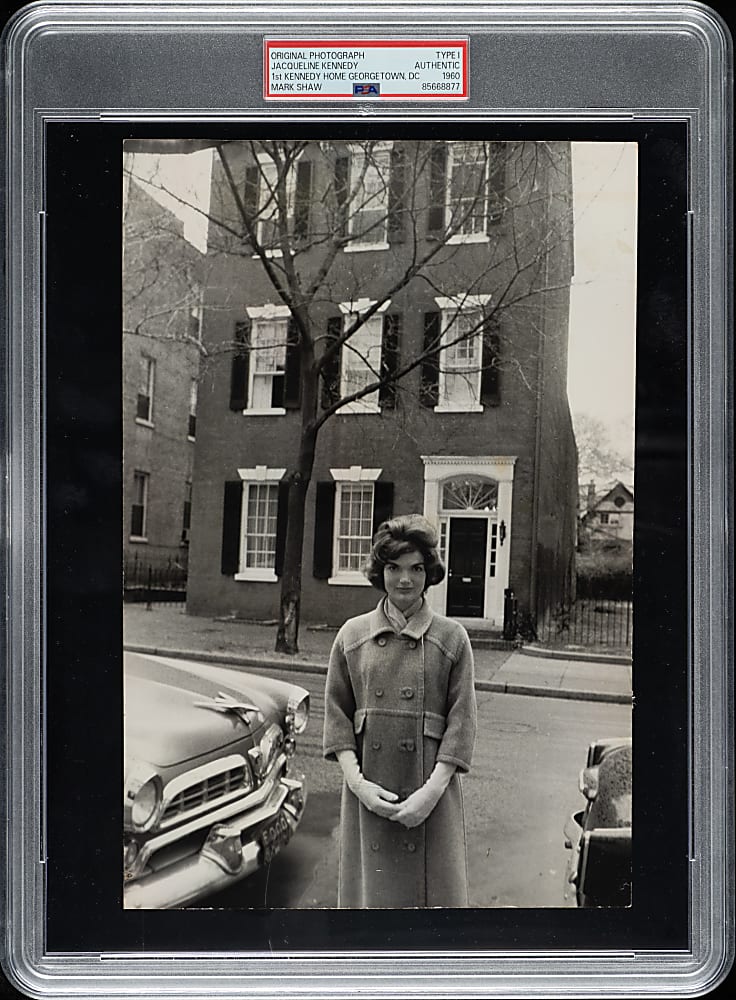 1960 Jacqueline Kennedy First Home Original Mark Shaw Photograph PSA/DNA Type I