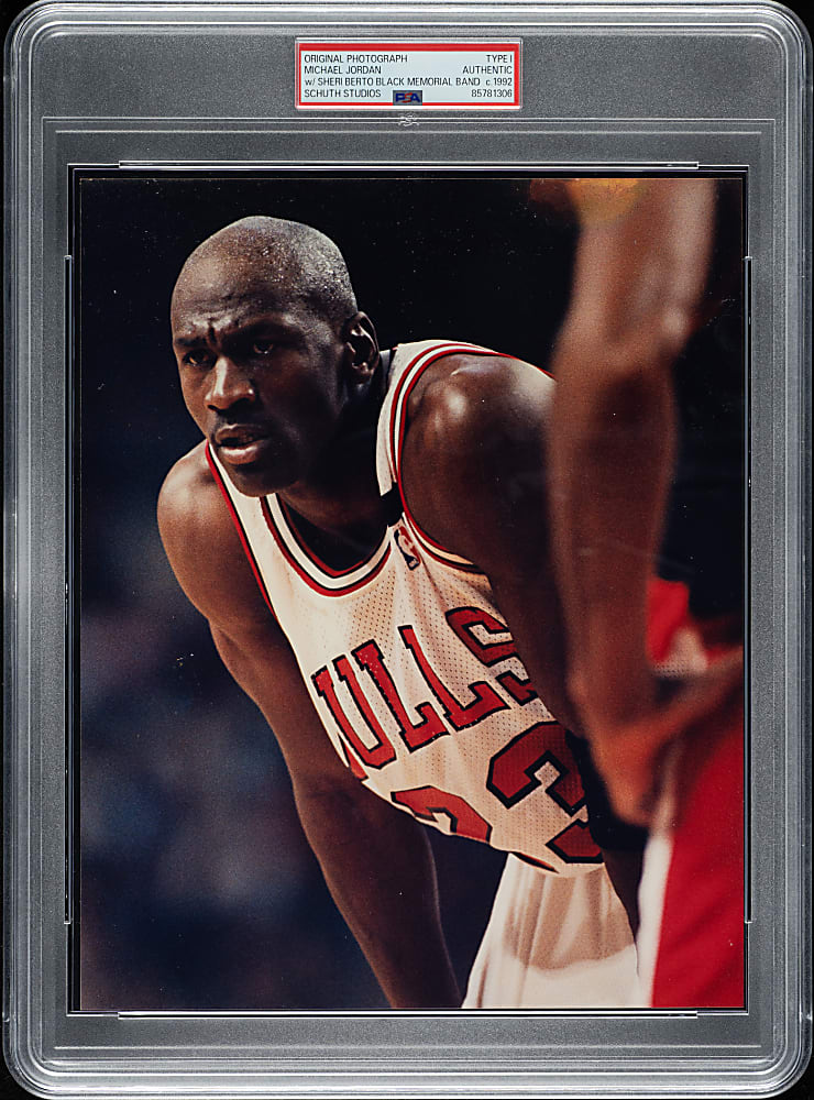 Circa 1992 Michael Jordan Original Schuth Studios Photograph PSA/DNA Type I