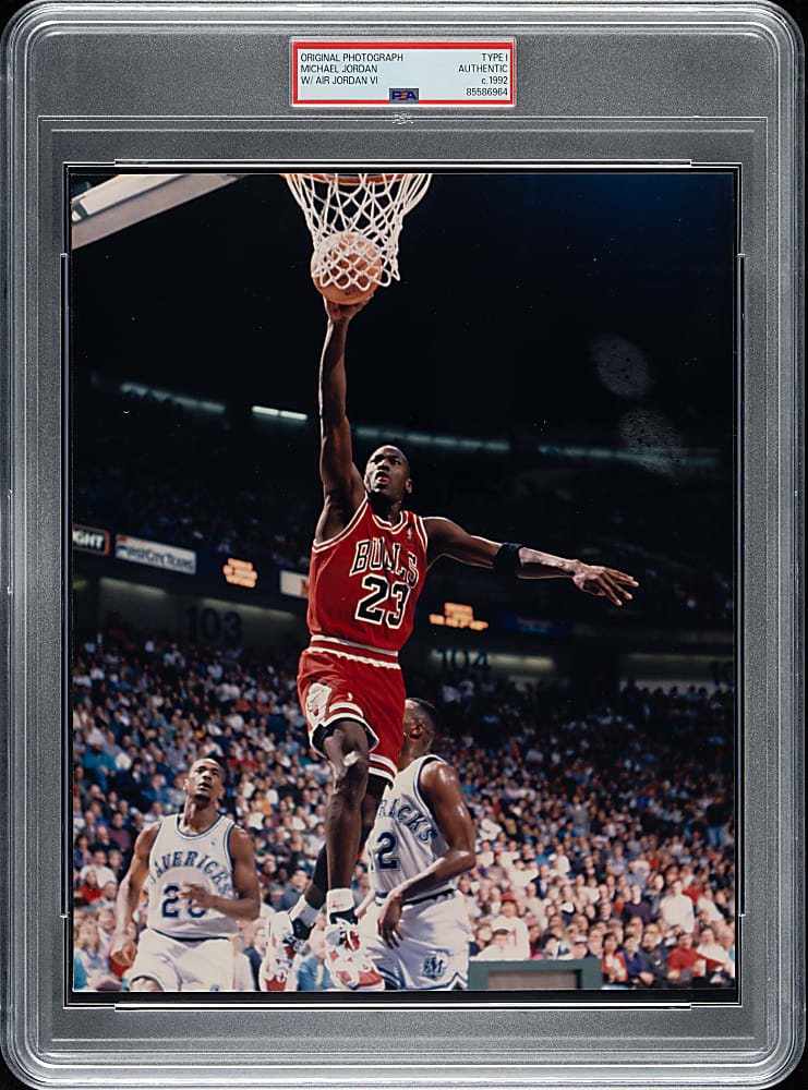 Circa 1992 Michael Jordan Original Photograph PSA/DNA Type I