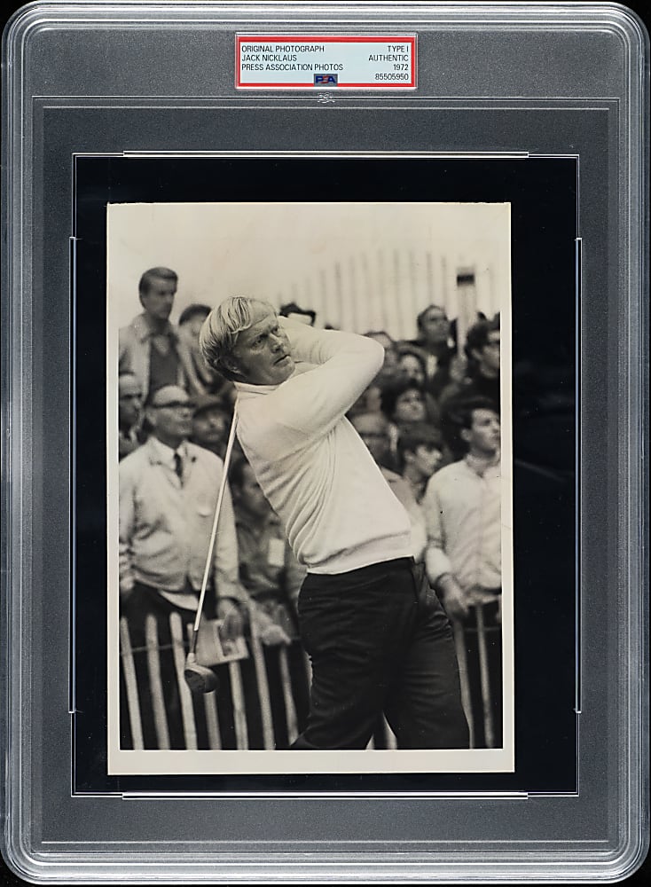 1972 Jack Nicklaus Original Press Association Photograph PSA/DNA Type I