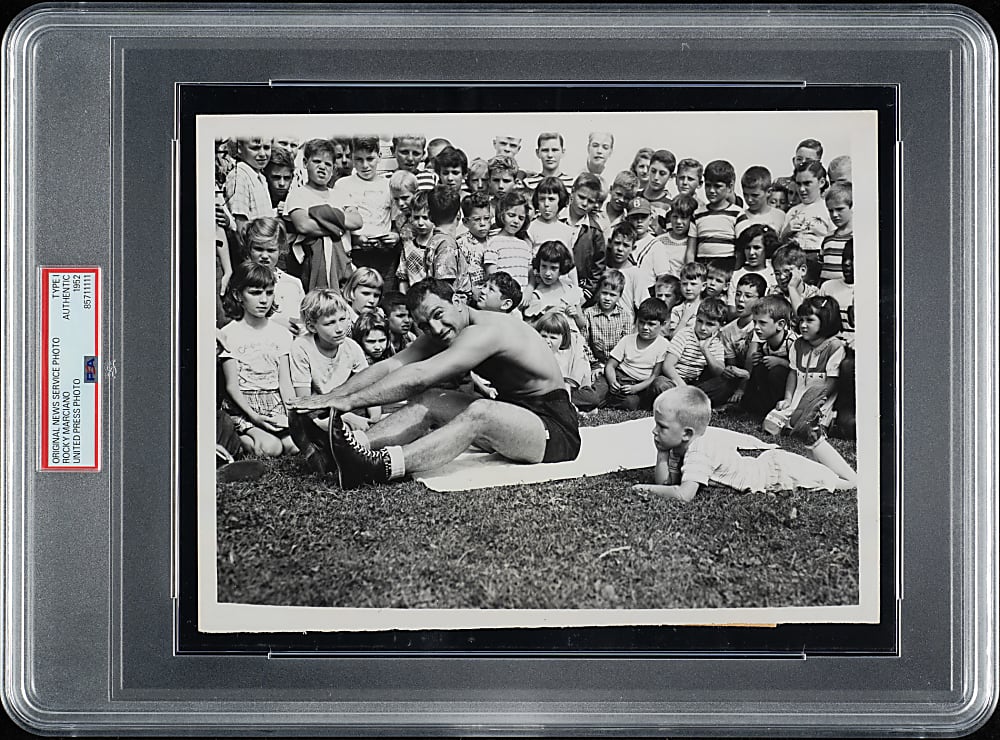 1952 Rocky Marciano Original United Press Photograph PSA/DNA Type I