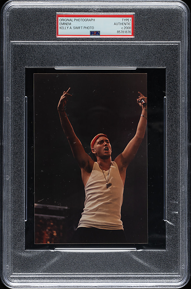 Circa 2000 Eminem Original Kelly A. Swift Photograph PSA/DNA Type I