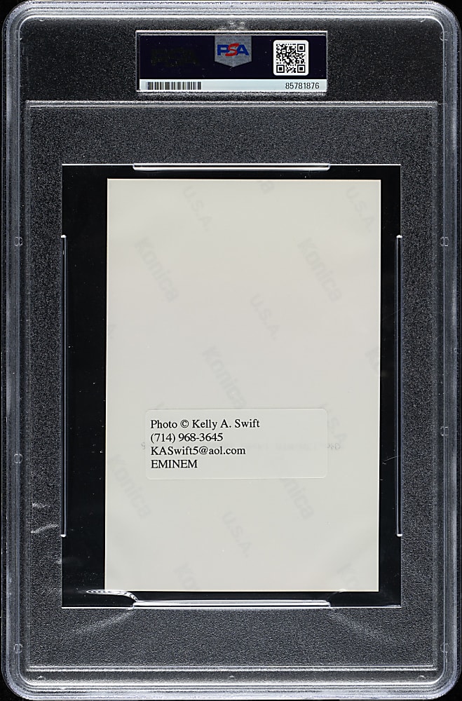 Circa 2000 Eminem Original Kelly A. Swift Photograph PSA/DNA Type I