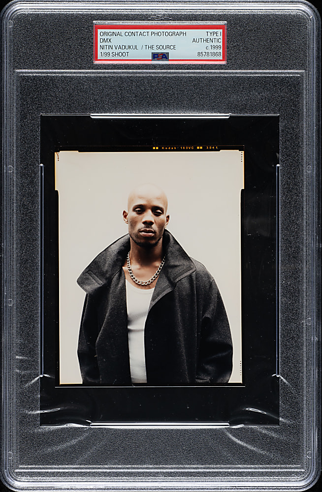 Circa 1999 DMX Original Nitin Vadukul The Source Magazine Photograph PSA/DNA Type I