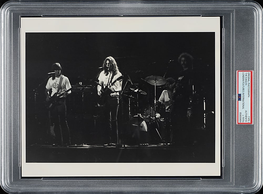 Circa 1970s The Eagles Original London Features International Photograph PSA/DNA Type I