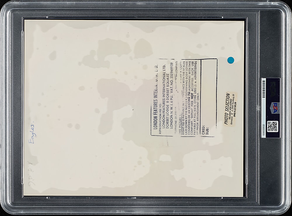 Circa 1970s The Eagles Original London Features International Photograph PSA/DNA Type I
