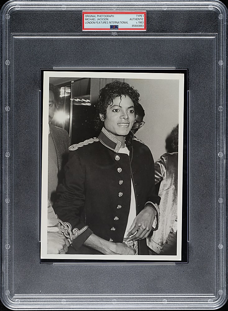 Circa 1983 Michael Jackson Original London Features International Photograph PSA/DNA Type I