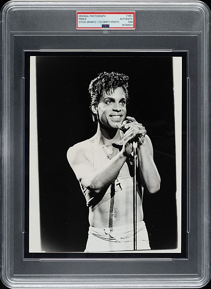 1986 Prince Original Steve Granitz Celebrity Photograph PSA/DNA Type I
